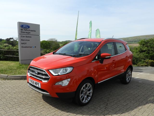 2019 (68) Ford EcoSport 1.0T EcoBoost Titanium  5dr Petrol Auto Euro 6 (s/s) (125 ps)